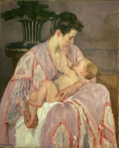 Mary Cassatt (1844-1926). Young Mother Nursing Her Child 1906